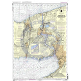 NOAA Nautical Chart 14822: Approaches to Nigara River and Welland Canal